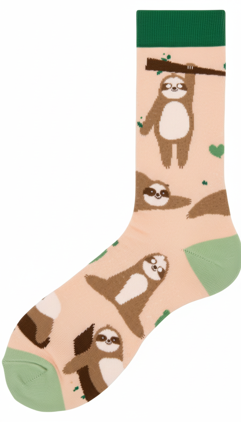 S-F5.2 SOCKS2512-223 Pair of Socks Size 36-43 Sloth