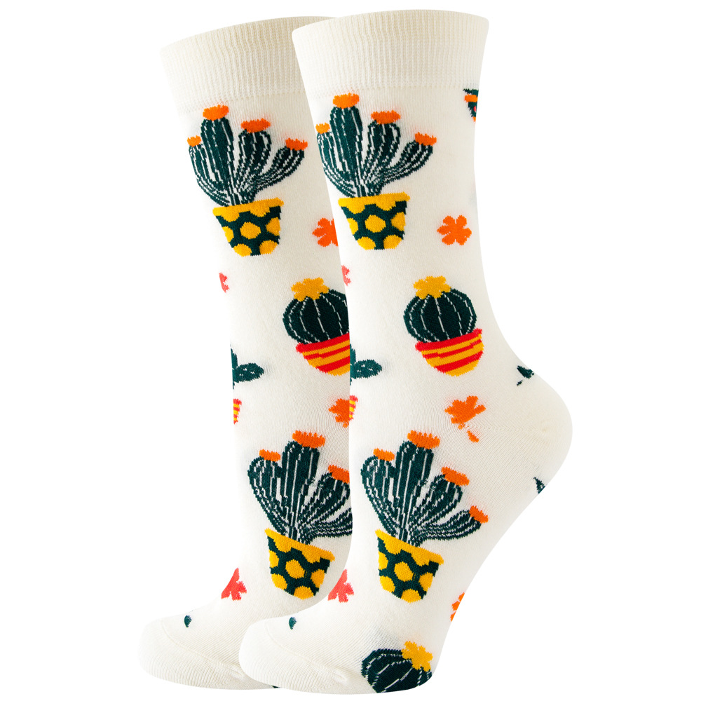 S-D4.1 SOCKS2246-069-20 Pair of Socks Size 38-45 Cactus