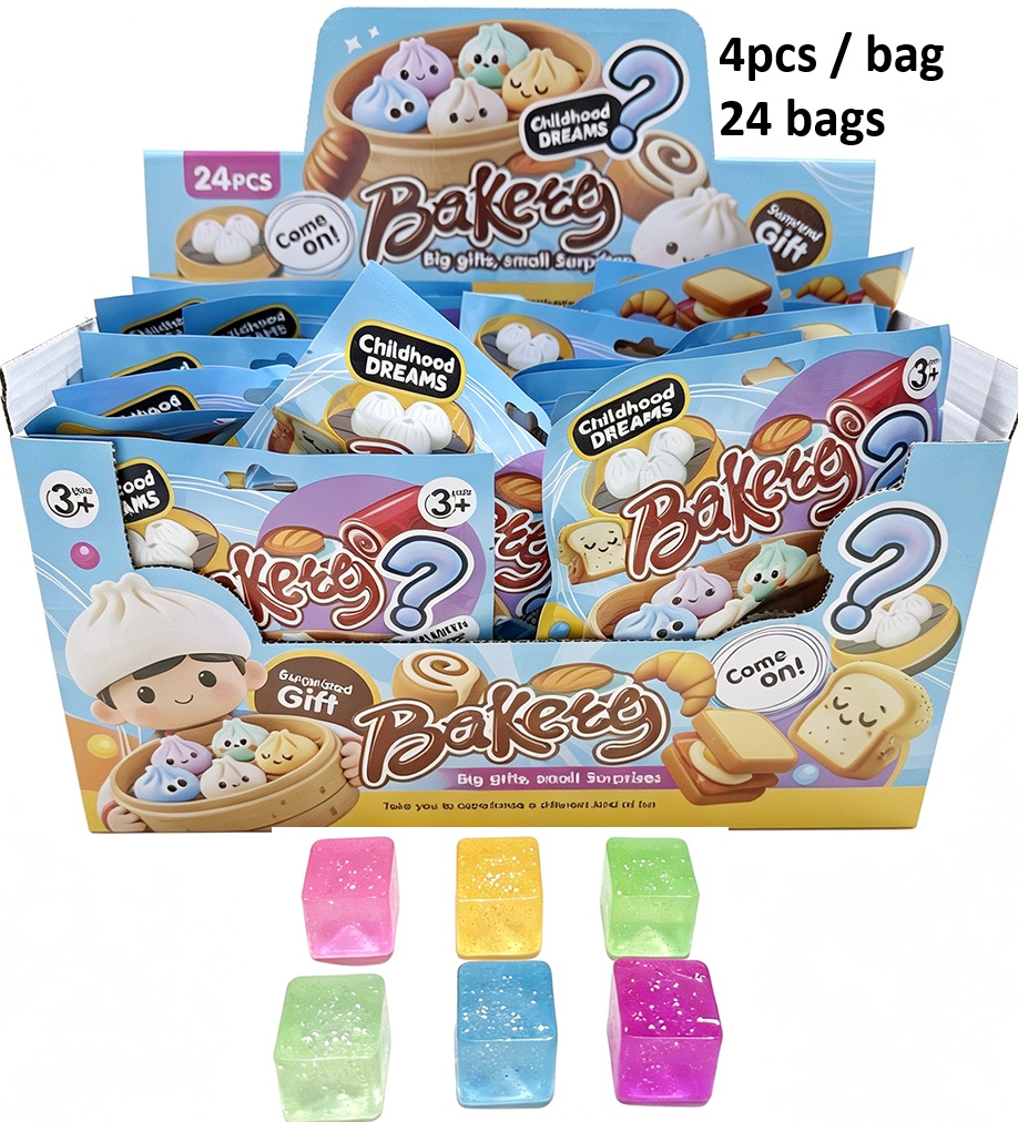 Y-B5.1 TOY2610-118 Mystery Squishy Bags 4pcs per bag - 24pcs