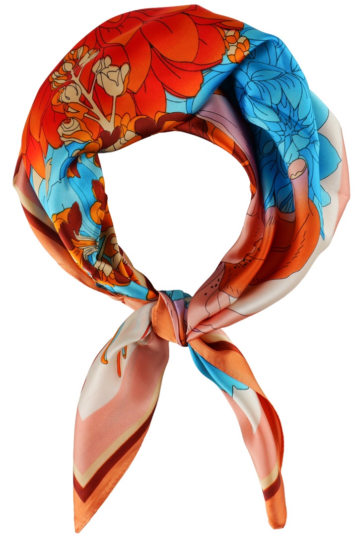 X-A1.2 SCARF1107-002-26 Summer Scarf 70x70cm