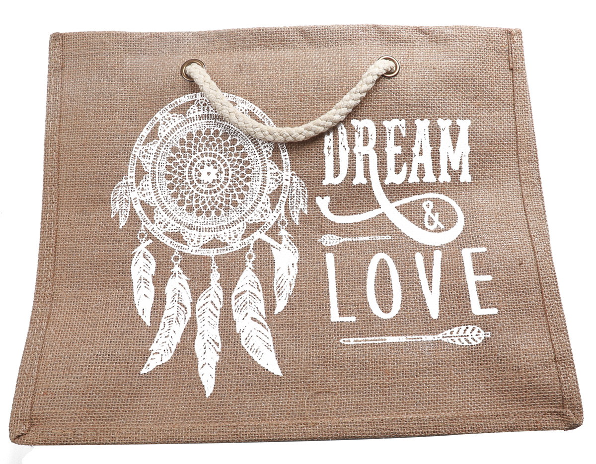 R-D4.2 BAG526-003 Jute Shopper 42x33x14cm