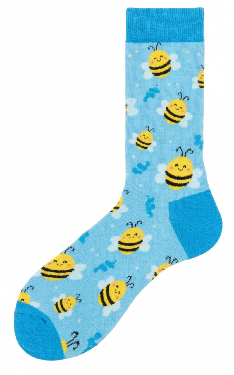 S-I3.1 SOCKS2512-201 Pair of Socks Size 38-45 Bees