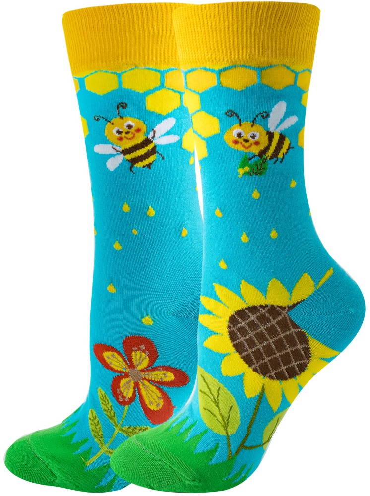 S-D1.4  SOCK2438-011 Pair of Socks Size 36-43 Bees