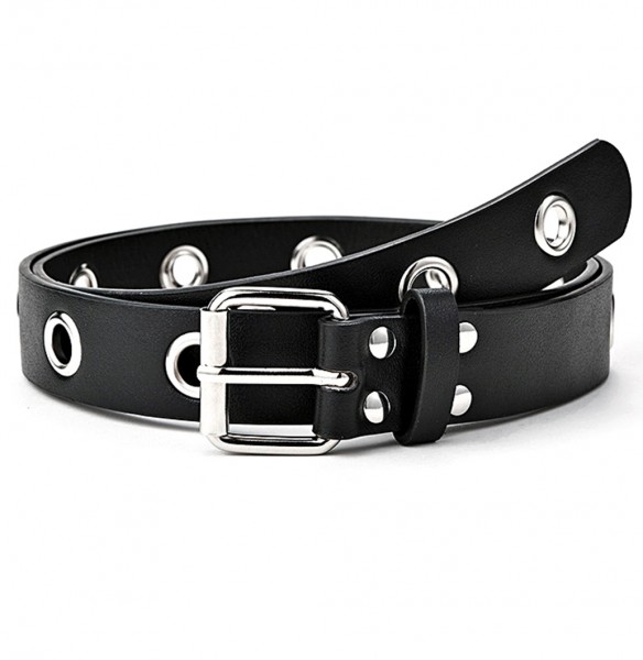 X-O7.3 BELT007-017 PU Belt Studs Adjustable 3cmx105cm Black X-O7.3 BELT007-017 PU Belt Studs Adjustable 3cmx105cm Black