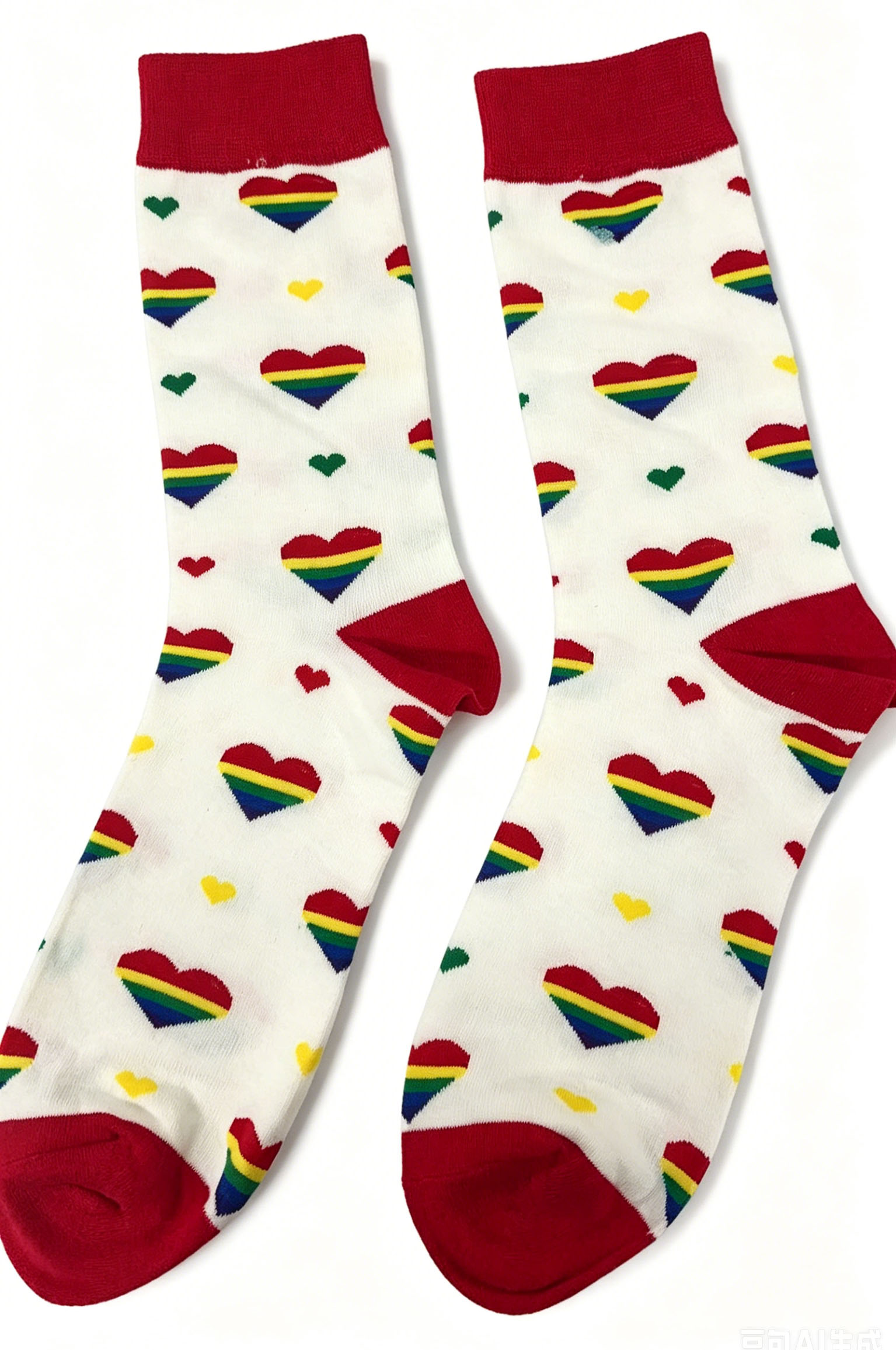 S-K8.1 SOCKS2512-270 Pair of Socks Size 38-45 Hearts