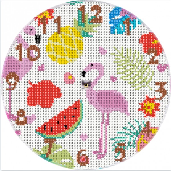 Y-D4.1 CD103  Diamond Painting Clock - Full Set - 30x30cm