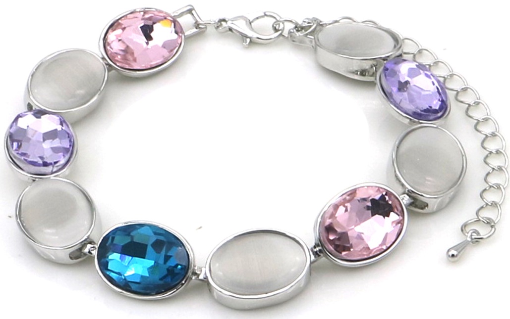 D-E9.1  B1145-008S Fashion Bracelet 17-22cm Silver