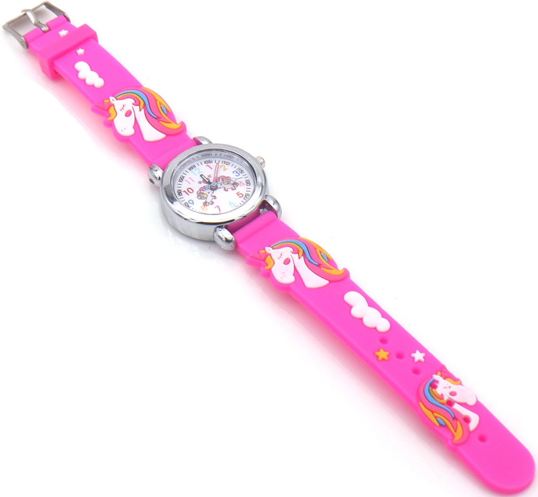 C-A19.4 W002-032-6 Quartz Watch for Kids - Unicorn Pink