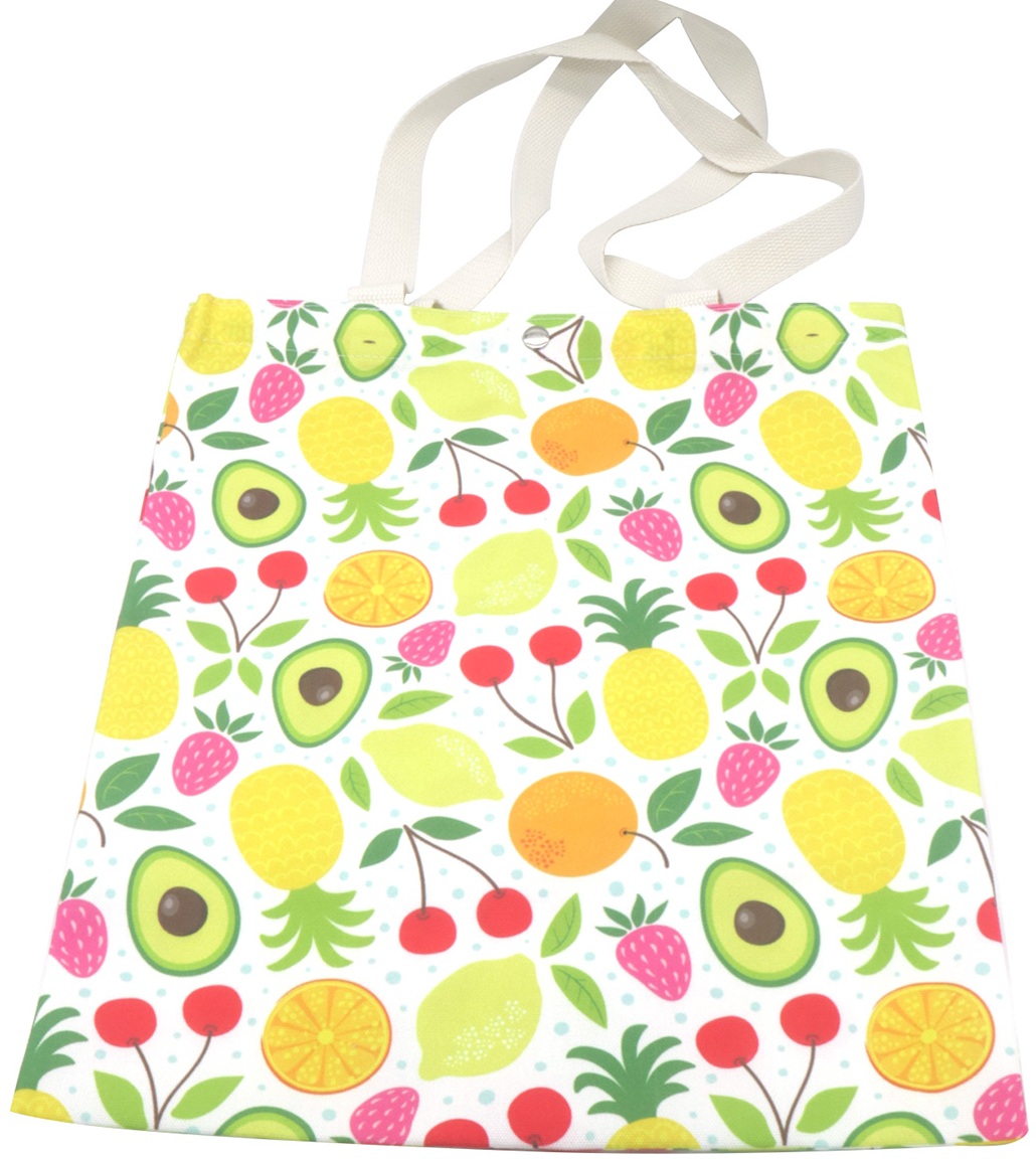 R-G7.2 BAG1023-001-5 Shopper Bag 40x33cm Fruits