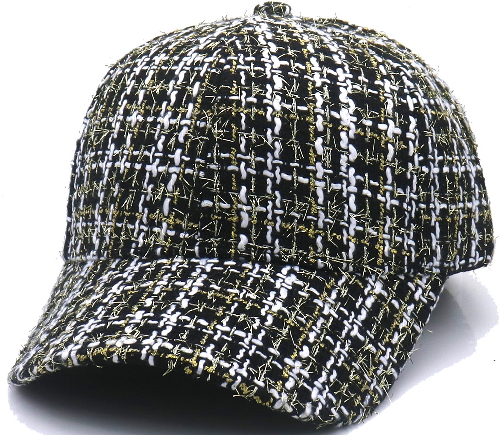Q-A3.1 HAT1106-001-2 Cap Gold Thread Black