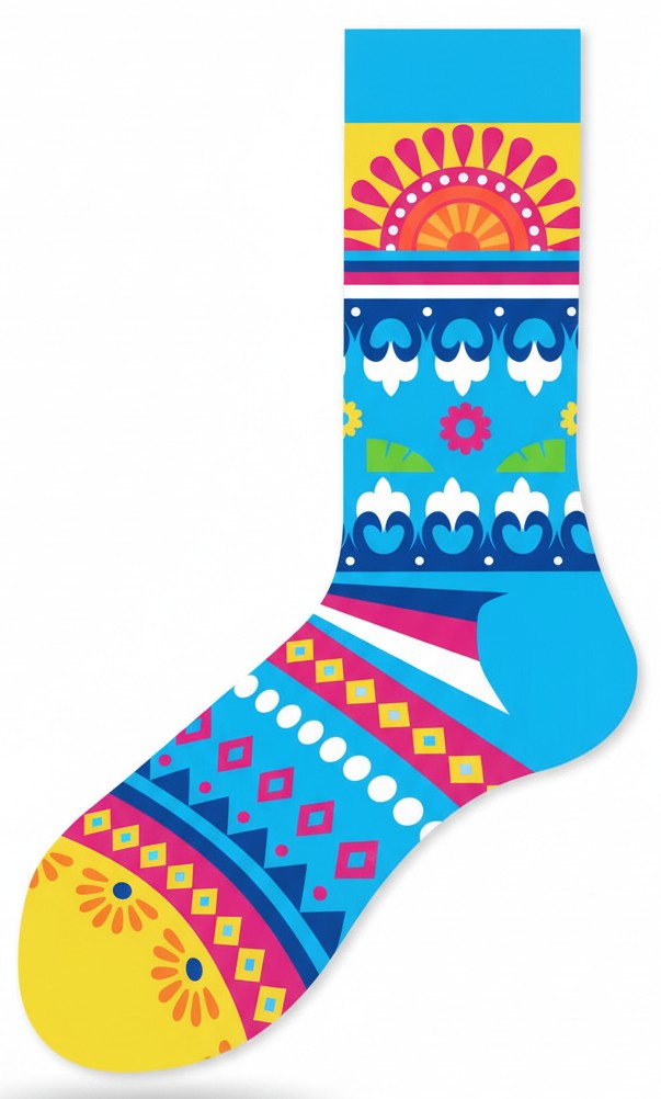 S-I7.4  SOCKS2512-214 Pair of Socks Size 36-43 Aztek