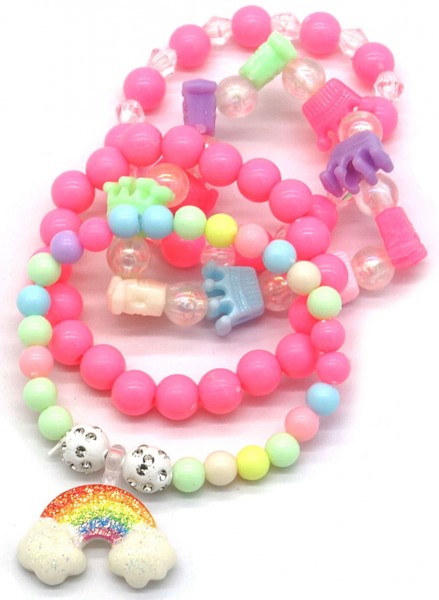A-B10.2 B624-002 Bracelet Sets For Kids Rainbow 4pcs