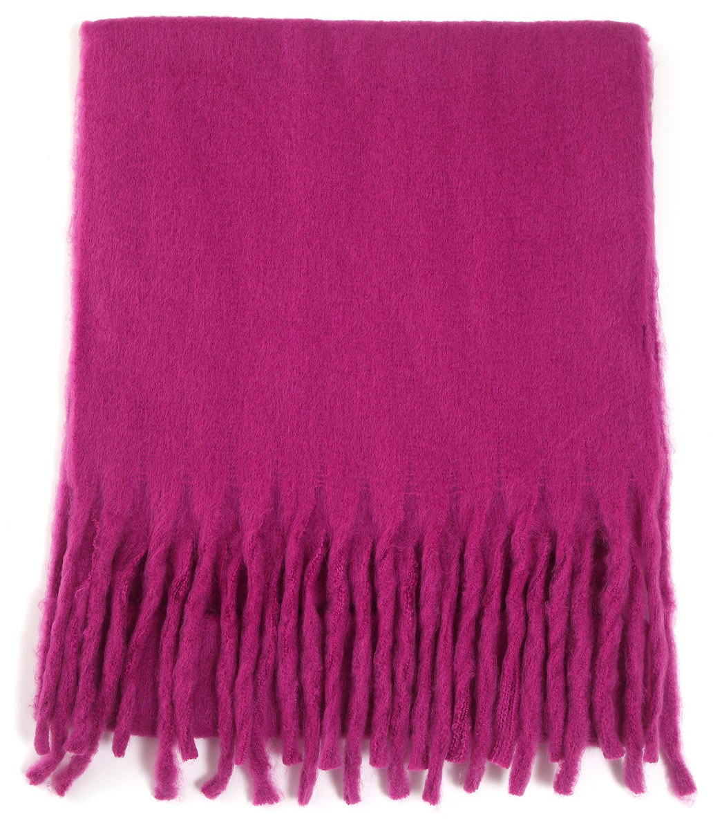 Y-B1.1 SCARF705-002 No. 6 Scarf Tassels 200x43cm Purple