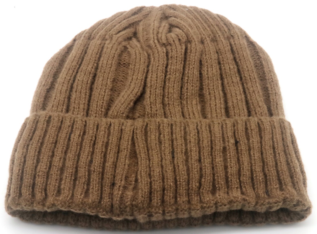 Y-E4.1 HAT001-002-5 Winter Beanie Brown