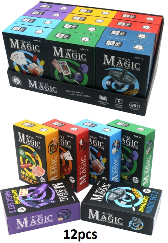 Y-B3.1 TOY941-001 Magic Trick Sets 12pcs Y-B3.1 TOY941-001 Magic Trick Sets 12pcs