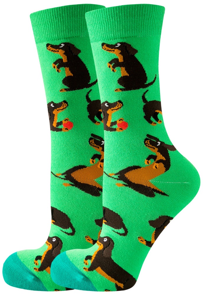 S-F6.1 SOCK2246-069-33 Pair of Socks Size 36-43 Dogs