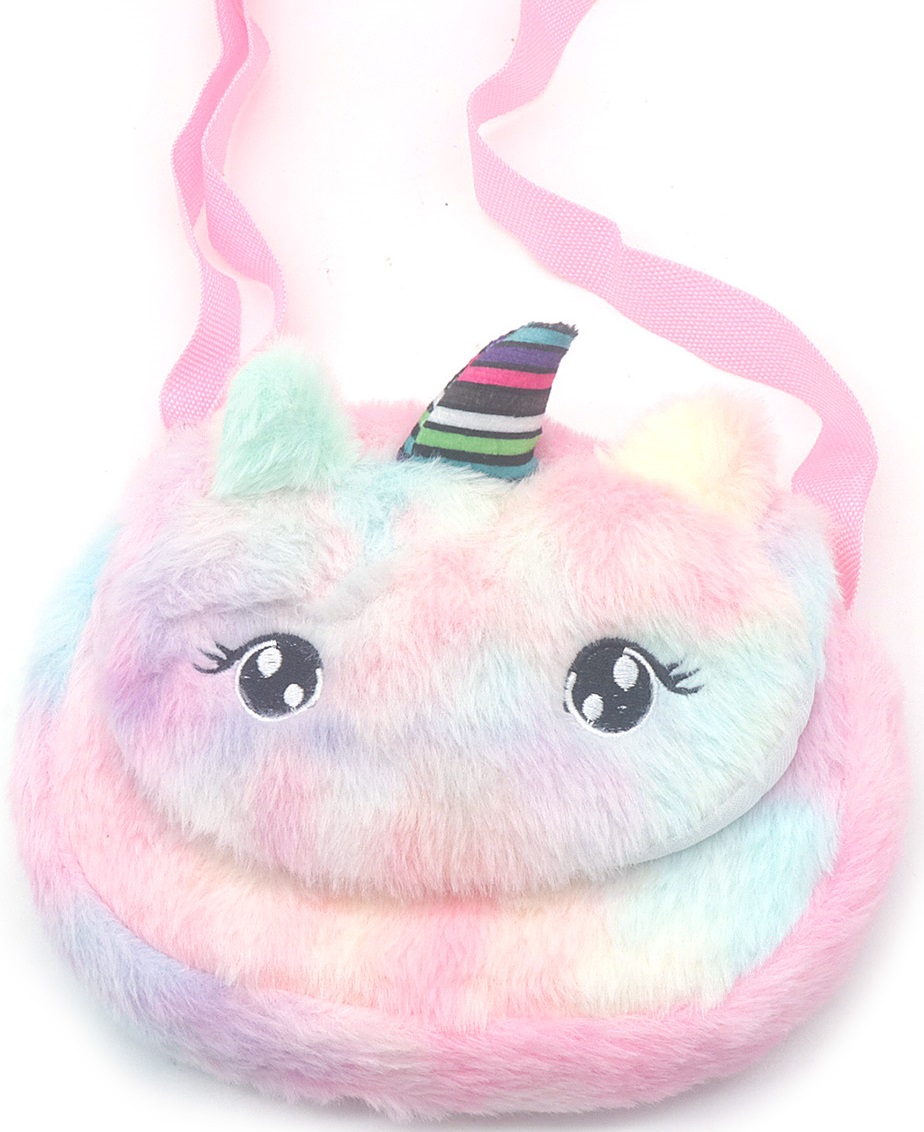 R-A6.2 WA2403-010-1 Plush Bag Unicorn 18x14.5cm