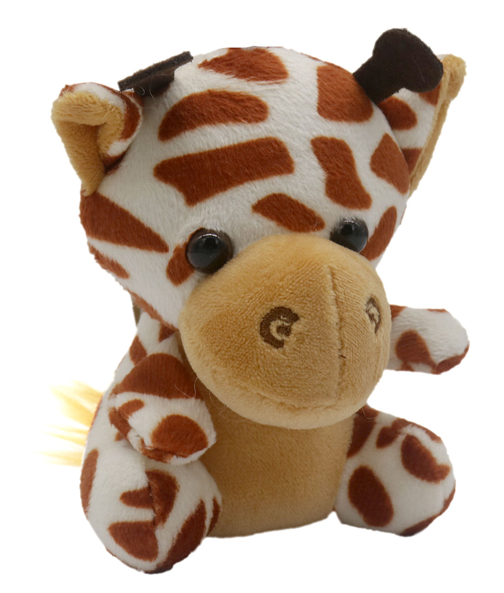 Y-B6.4 KY615-007 Plush Keychain Animals 11cm Mixed Designs - 1pc