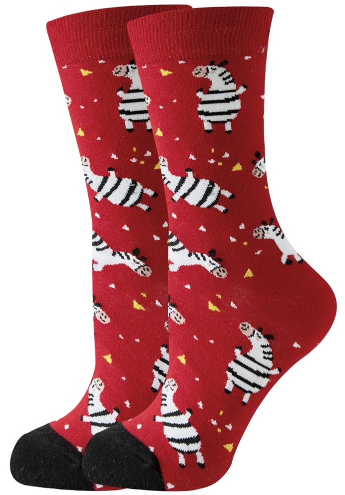 S-I7.1 SOCK2246-057 Pair of Socks - 38-45 - Zebra