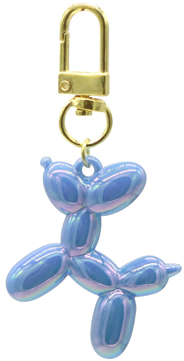D-D15.1 KY2403-018-3 Keychain Dog 5cm Blue