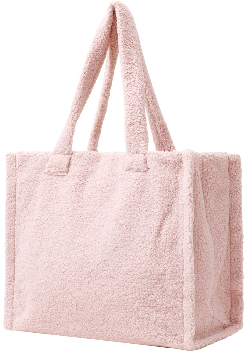 Y-E5.2 BAG1013-001-4 Shopper Bag Teddy 43x30x11.5cm Pink