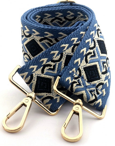 H-A15.2 BSJ003-002-Blue Bag Strap 5cm