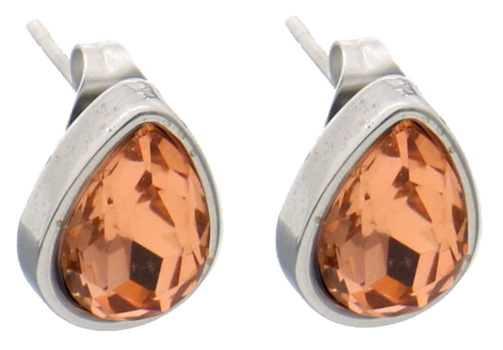 G-A20.5 E25106-025S-1 S. Steel Studs Crystal 1.5cm Brown
