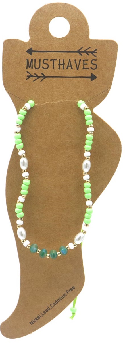 J-A5.3 ANK830-009-8 Anklet Green