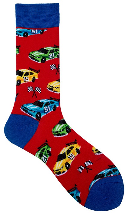 S-G8.1 SOCK2316-428-2  Pair of Socks Size 38-45 Cars