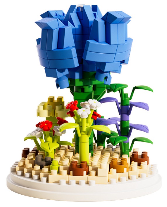 R-F4.2 T2381-010 Mini Building Blocks Flower 10x7cm R-F4.2 T2381-010 Mini Building Blocks Flower 10x7cm