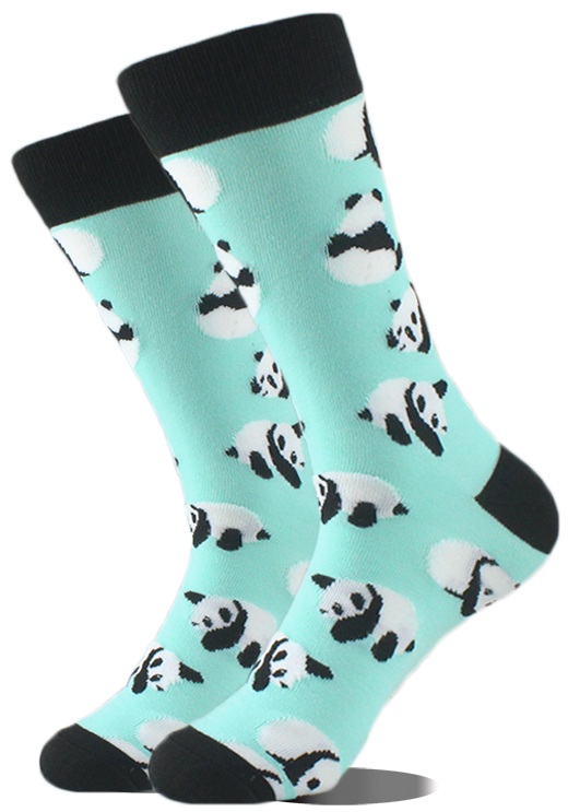 S-K2.2 SOCKS2607-010 Pair of Socks Size 38-45 Pandas