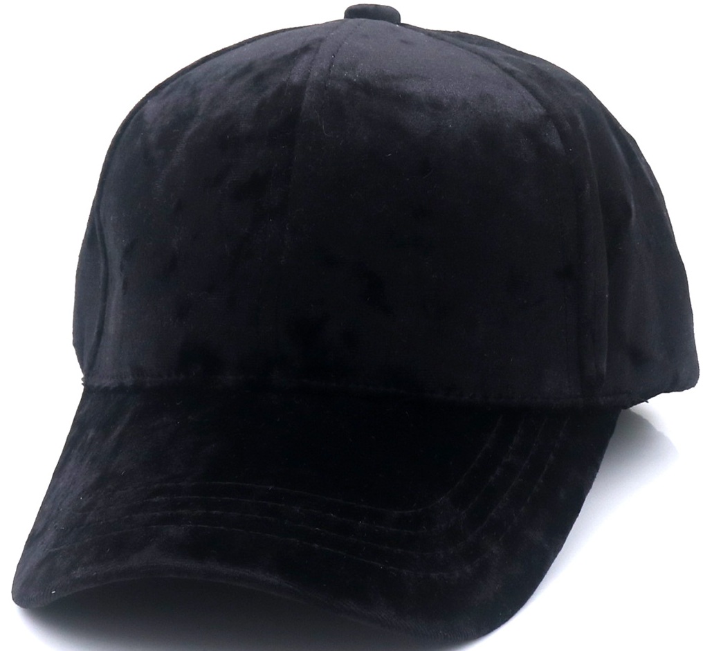Q-K4.1  HAT1106-002-3 Cap Velvet Look Black