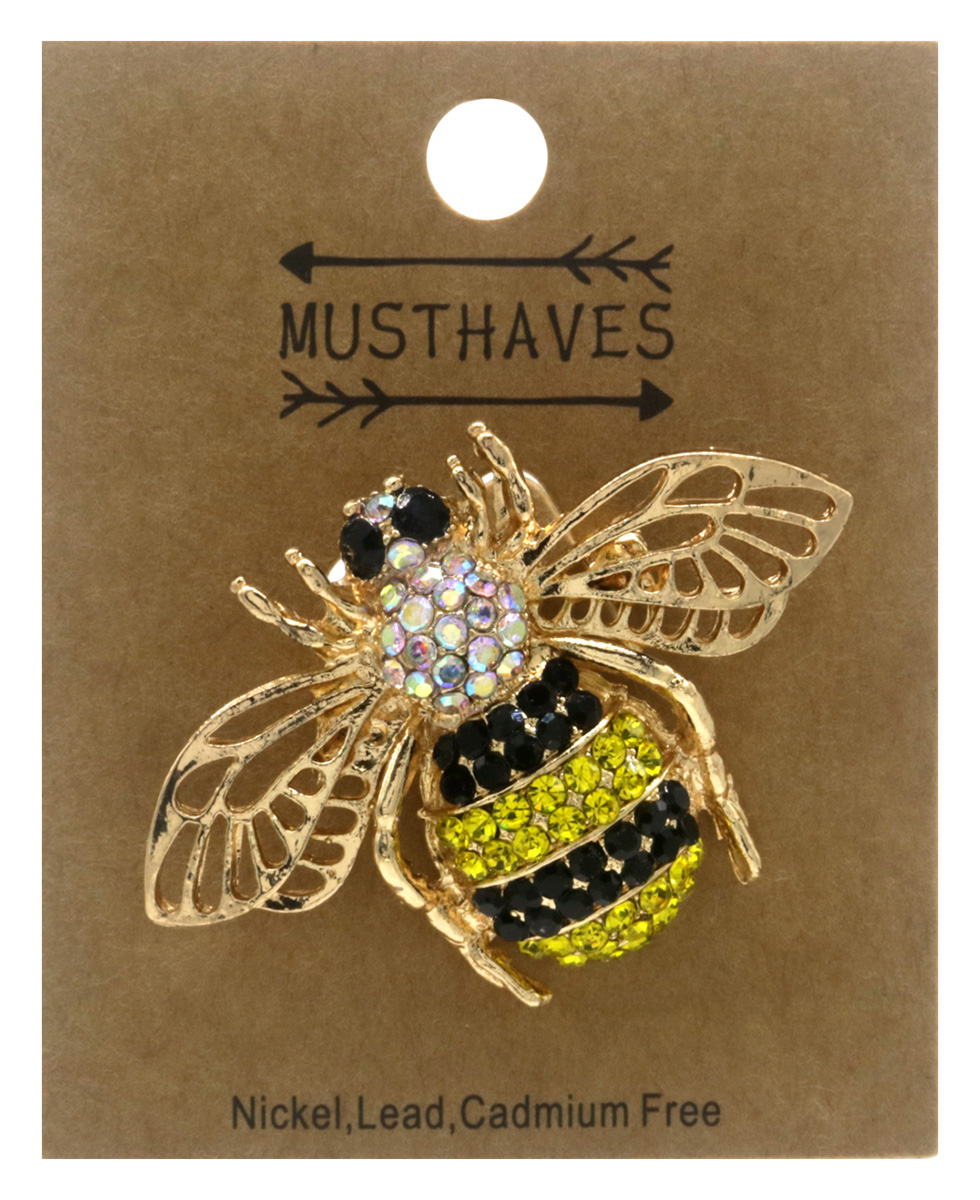 I-E7.3 P1035-006 Brooch Bee 5cm