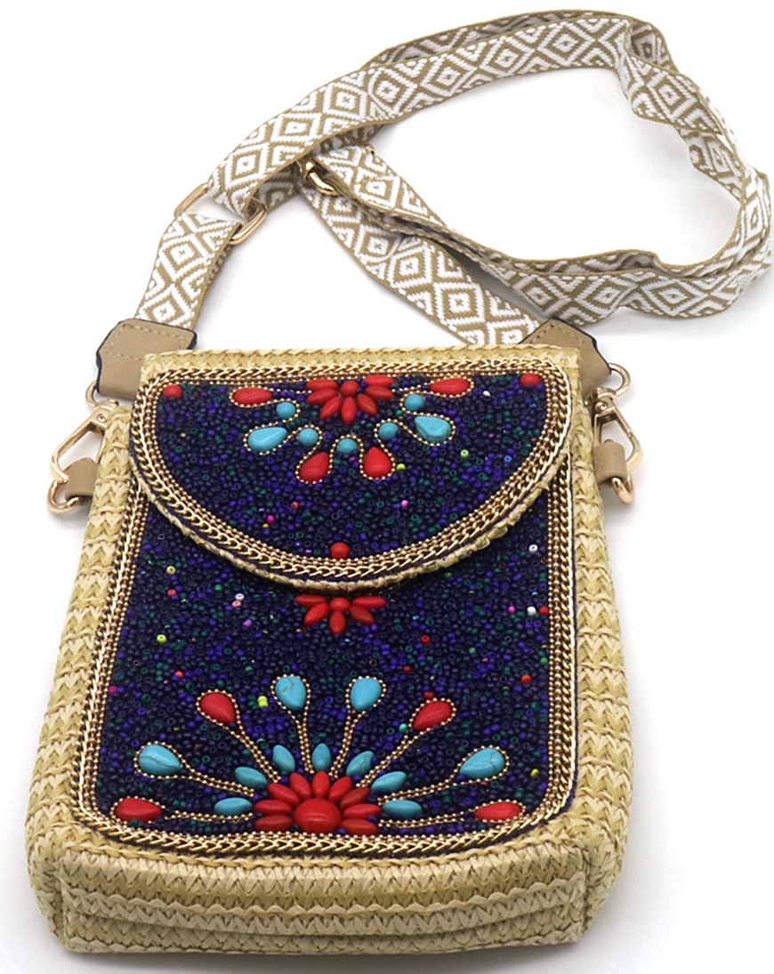 X-L2.2  BAG912-007 Shoulder Bag Beads 20x15cm