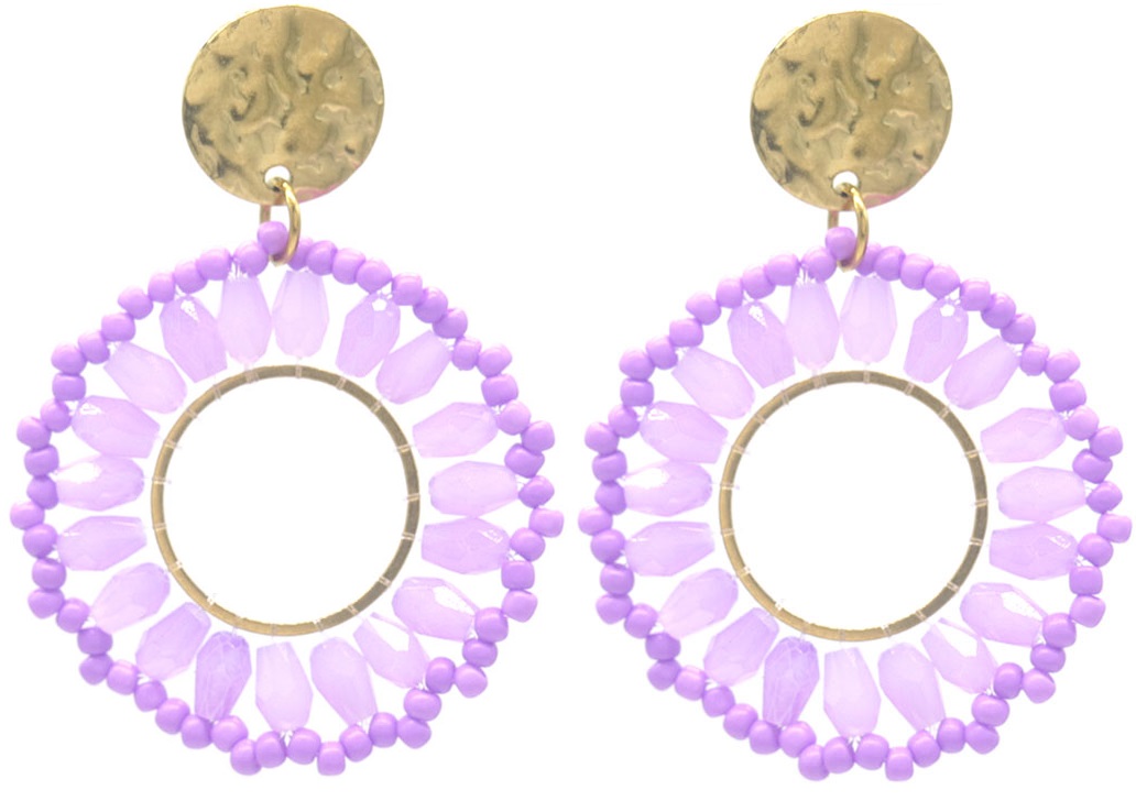 H-B15.1 E221-600-2 S. Steel Earrings 4cm