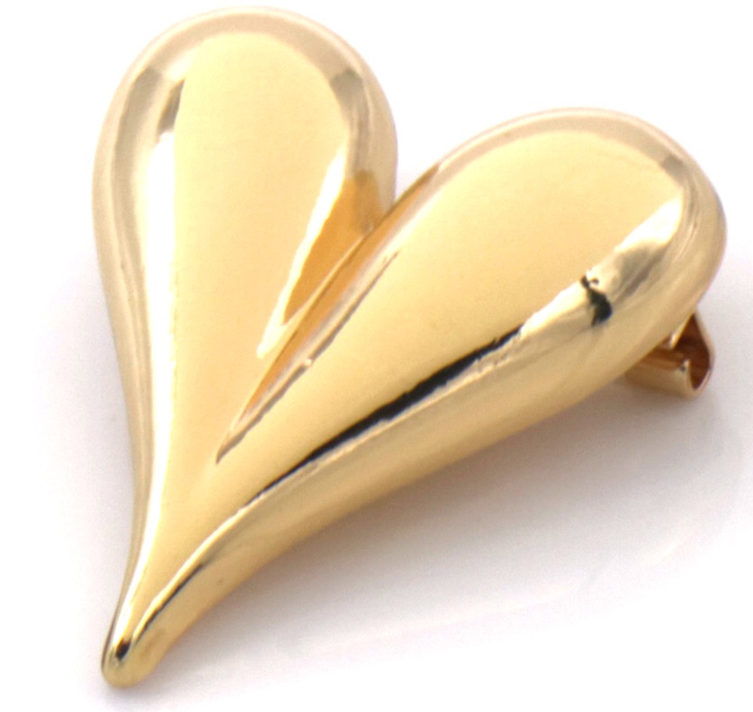 I-F4.2 P1035-001 Brooch Heart 4cm