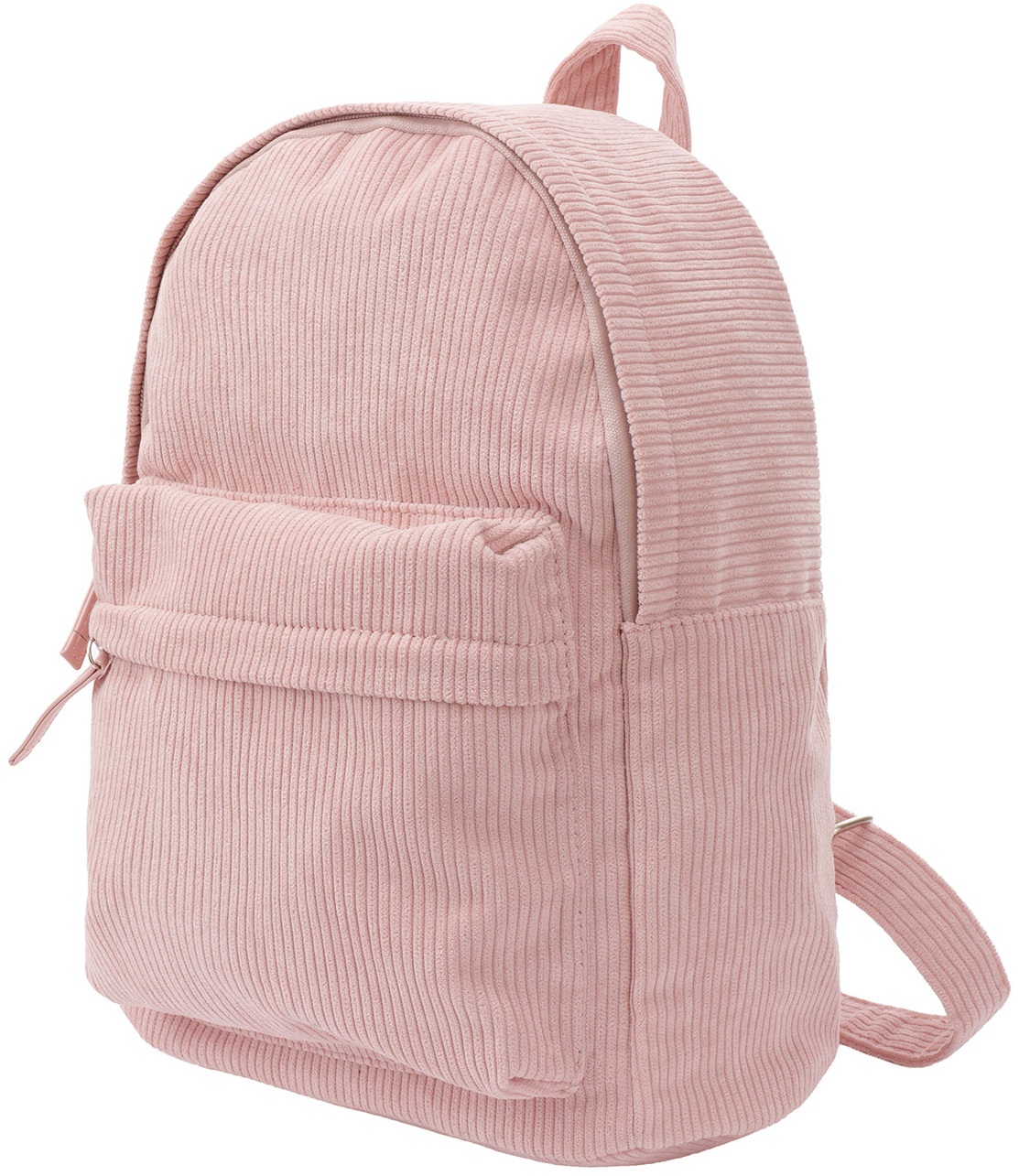 T-A6.1 BAG1117-008-5 Rib Fabric Backpack 32x29x14cm Pink