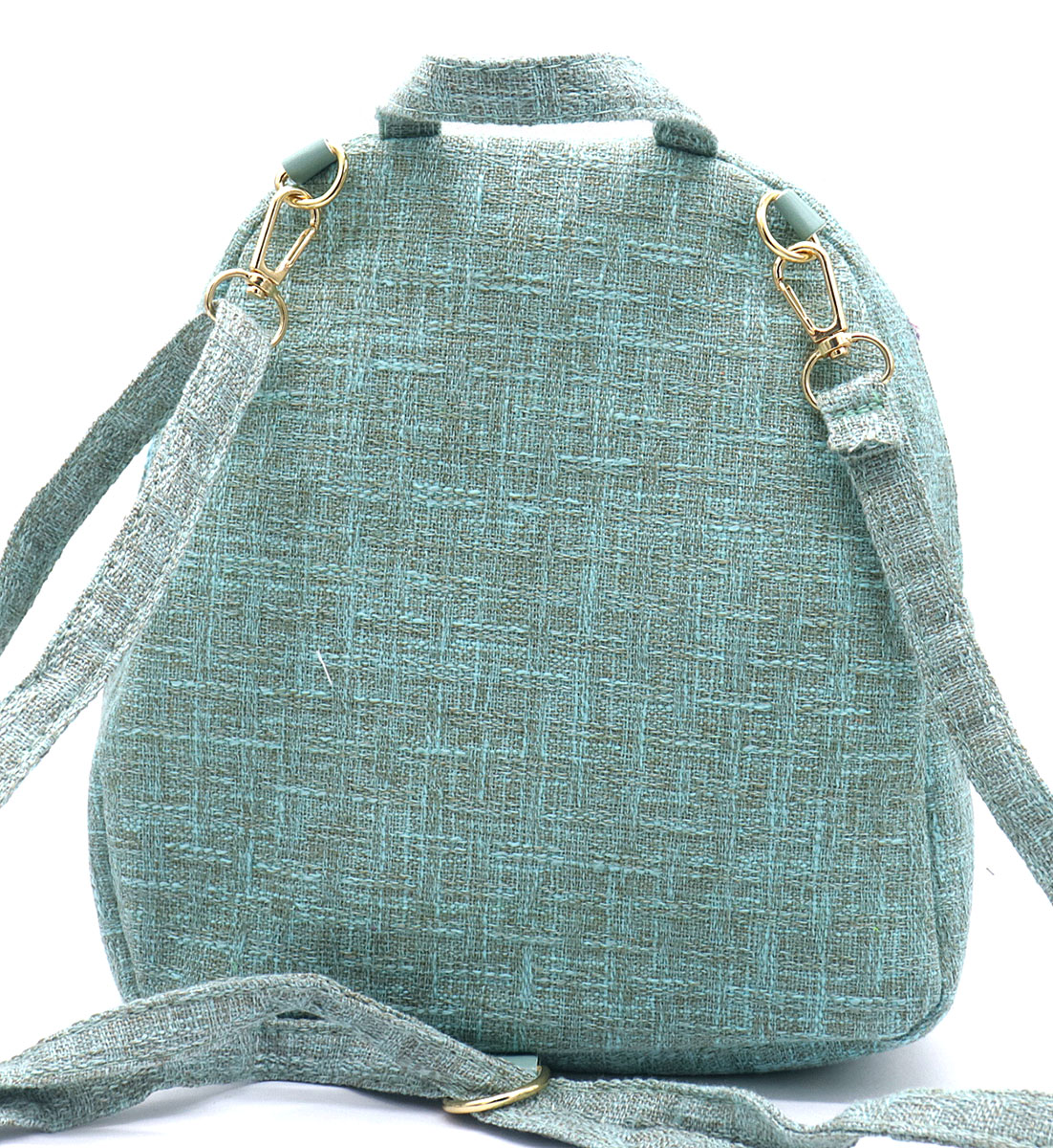 Q-I4.2 BAG606-003A Bohemian Backpack Blue 24x22x5cm