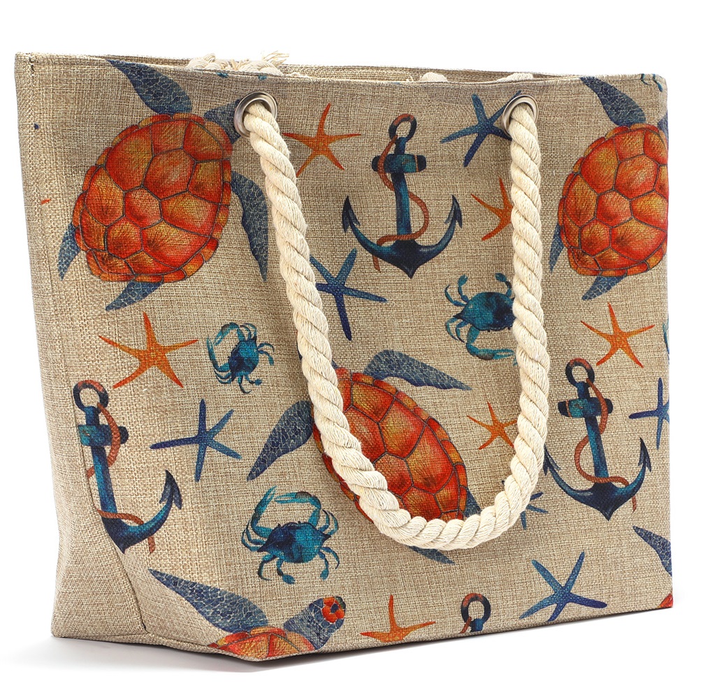 T-L4.1 BAG610-003 Beach Bag Turtles 50x35cm