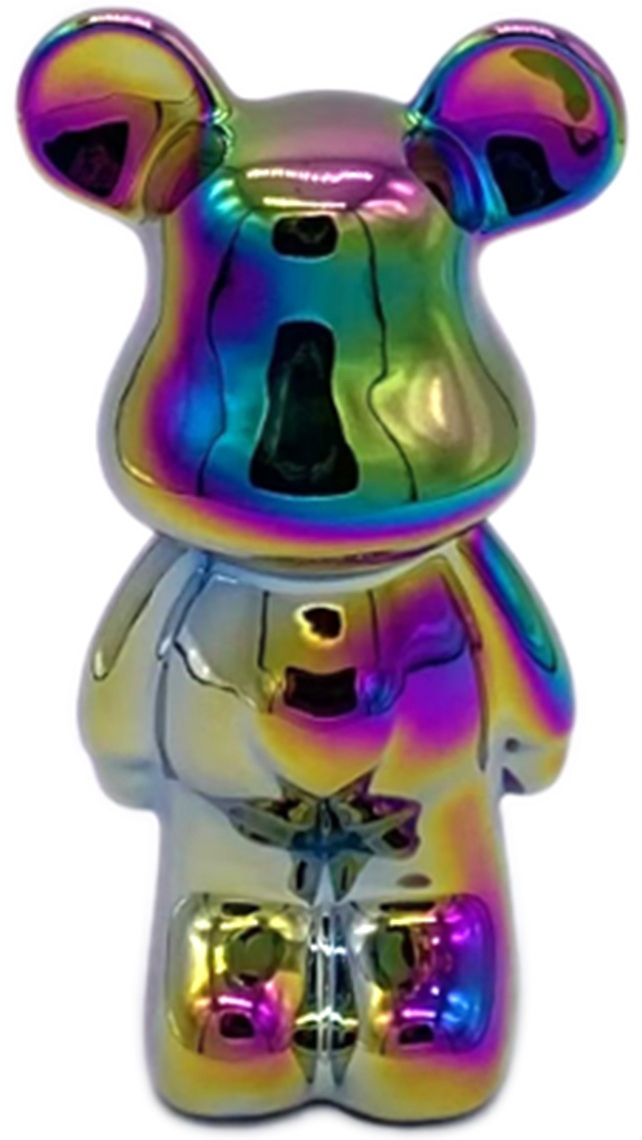 Q-I2.2 DC1048-001 Ceramic Bear 18cm Colorfull