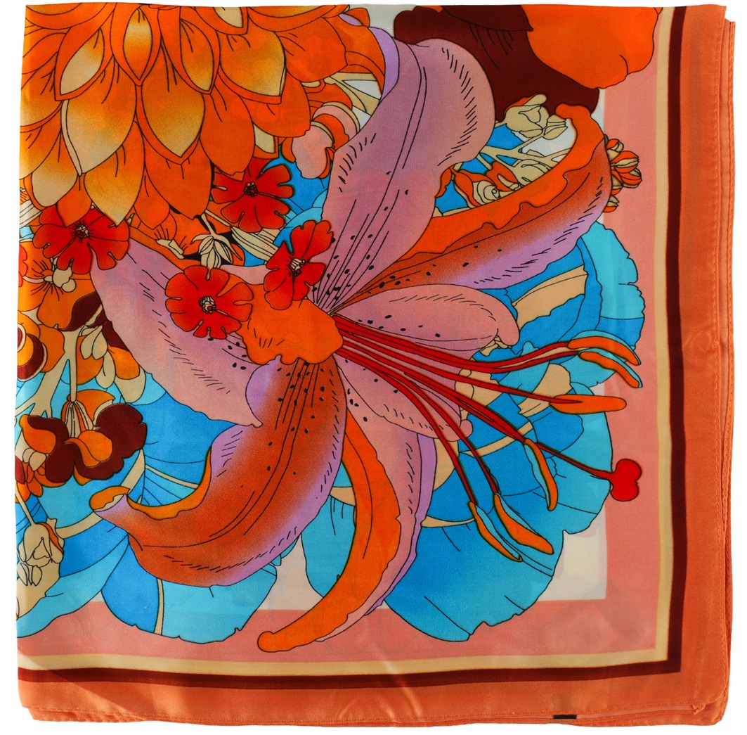 X-A1.2 SCARF1107-002-26 Summer Scarf 70x70cm