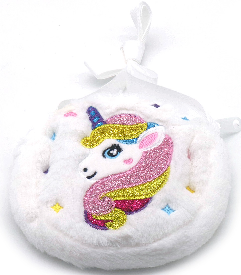 S-F6.4 WA2403-085-4 Plush Wallet Unicorn 12cm