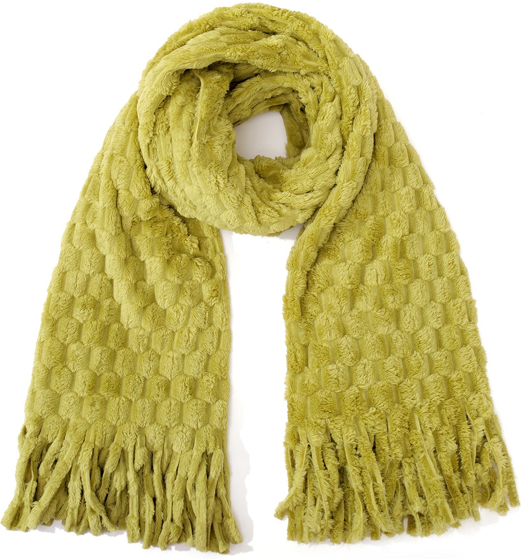 R-F3.1 SCARF1006-001-7 Soft Winter Scarf 180x60cm Green R-F3.1 SCARF1006-001-7 Soft Winter Scarf 180x60cm Green
