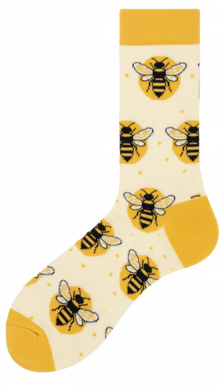 S-I3.1 SOCKS2512-216 Pair of Socks Size 36-43 Bees
