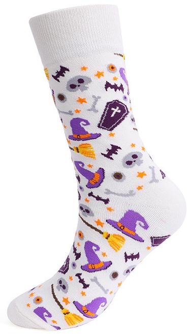 S-J7.3 SOCK2564-016 Pair Of Socks Size 38-45 Halloween