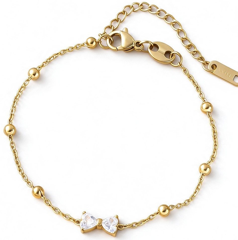 A-A16.3 B2616-006S S. Steel Bracelet Bow 16-21cm
