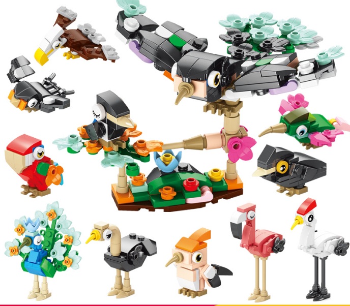 Y-B3.5 TOY9100 Building Blocks Sets 10 in 1 in display - 10pcs