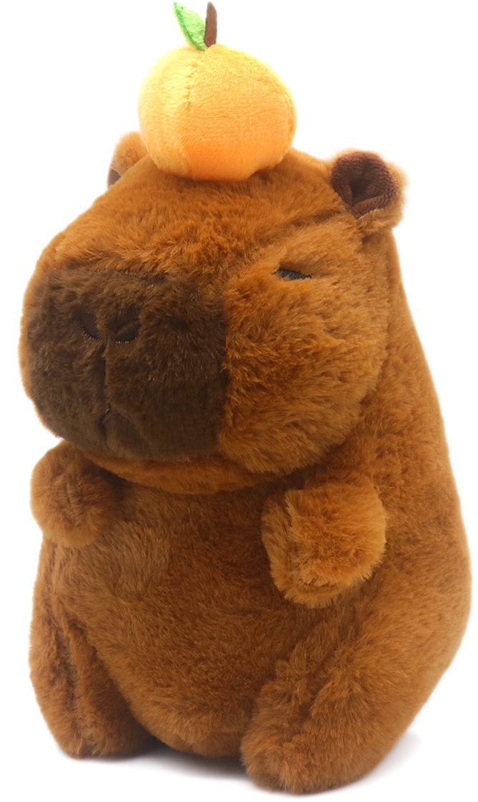 Z-E3.1  TOY939-018 Plusch Capybara Fruit 21cm