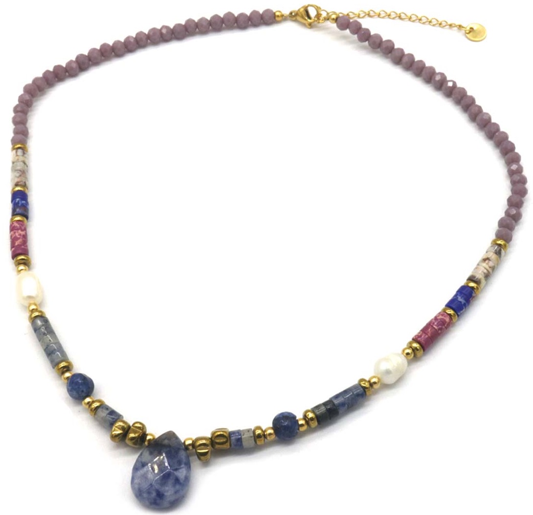 I-C20.1 N221-361 No. 2 S. Steel Necklace 40-46cm