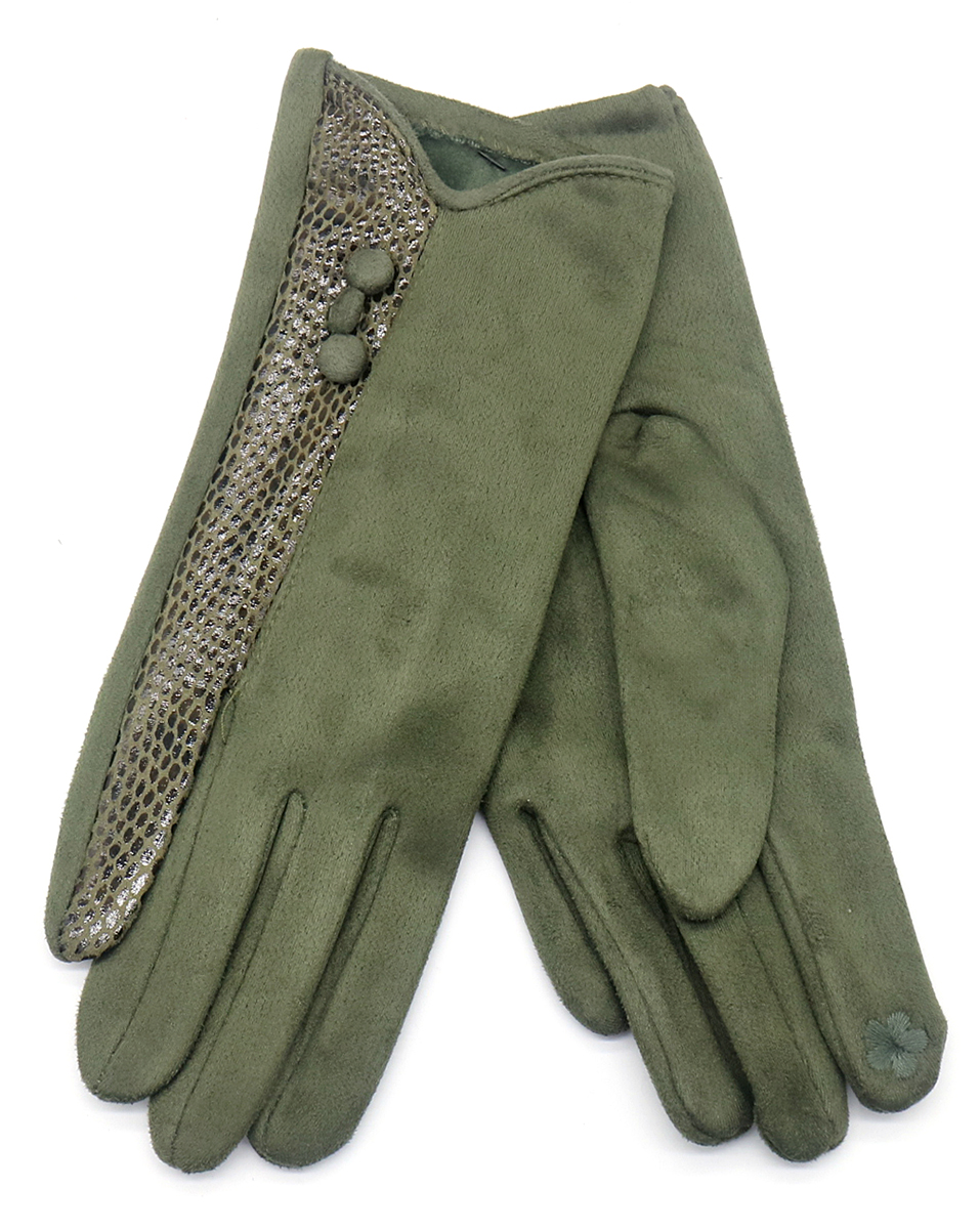 X-O6.1 GLOVE403-093D Gloves Snakeskin Green